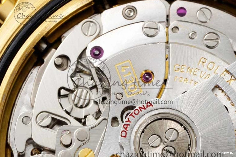 QF Dial Rubber Oysterflex on Daytona SA4130 Edition 1:1 Best Black Strap 116518 0409